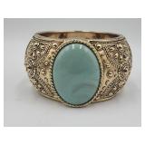 Wide Hinged Bracelet