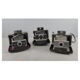 3x The Bid Vintage Polaroid Land Cameras