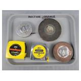 5x The Bid Stanley & More Assorted Tape Measures