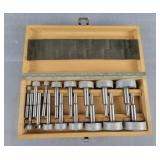 16-piece Forstner Drill Bit Set In Wooden Box