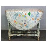 Vintage Drop Leaf Table W/decades Of Fond Memories