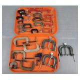 2x The Bid Tray Contents Of Clamps