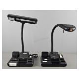2x The Bid Desk Organizer Lamp - Powers Up