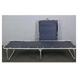 2x The Bid Folding Aluminum Cots
