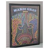 Mardi Gras 2012 Framed Poster