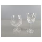 2x The Bid Waterford Crystal Stemware