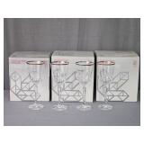 3x The Bid Box/4 Zwiesel Crystal Goblets