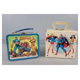 2x The Bid Marvel & Dc Lunchboxes