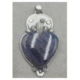 .925 Pendant Blue Aventurine Color
