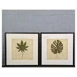 2x The Bid Botanical Art Prints