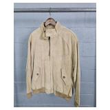 Mens Orvis Size Large Leather Jacket