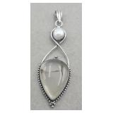 .925 Pendant Agate Pearl Color