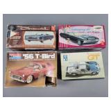 4x The Bid Assorted Car Model Kit