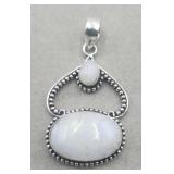 .925 Pendant Rainbow Moonstone Color