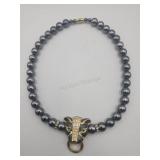 Vintage K.j.l.for Avon Panther Necklace