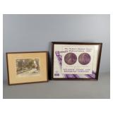 2x The Bid Framed & Signed Award And Picture