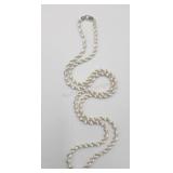 Sterling Silver 22in Chain 20in Necklace 11.7g