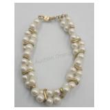 Vintage Trifari Faux Pearl Bracelet