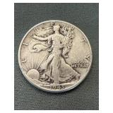 1943 Walking Liberty Silver Half Dollar