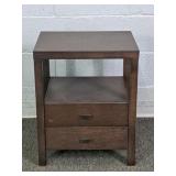 Wood W/ Moisture Resistant Finish Nightstand