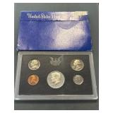 1969 Us Mint 5 Coin Proof Set W Silver Half