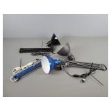 3x The Bid Adjustable Swing Arm Desk Lamps