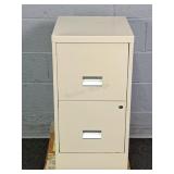 Metal 2 Drawer File Cabinet