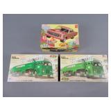 3x The Bid Model Nascar Stock Car And Gas Trucks