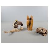 3x The Bid Vintage Driftwoor Beach Art