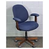 Boling Chair Co Upholstered Rolling Adj Ht Chair