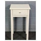 Small Vintage Painted Wood Stand W/ Drawer