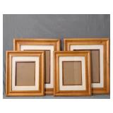 4x The Bid Solid Wood Picture Frames