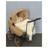 Eih Com Horsman Antique Wicker Doll Stroller