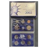 2002 Ten Coin Us Mint Proof Set