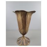 Heavy Large Brass Vase