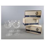 4x The Bid Waterford Crystal Red Wine Stemware