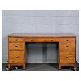 Ethan Allen Solid Mahogany Home Office Desk