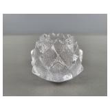 Vintage Orrefors Artichoke Crystal Candle Votive
