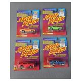 4x The Bid Speed Rebels Car Collectibles