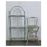 2x The Bid Cosco & More Folding Metal Plant Stand