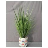 Footed Hand Painted 9" Porcelain Planter