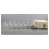 6x The Bid Waterford Crystal Stemware In Box