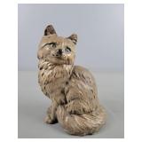 Vintage Cast Iron Doorstop Sitting Persian Cat