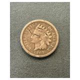 1862 Copper Nickel Indian Head Cent
