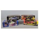 4x The Bid Nascar Scale Replica Cars