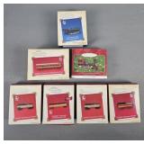 7x The Bid Hallmark Train Ornaments
