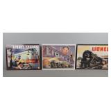 3x The Bid Metal Lionel Signs