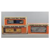 3x The Bid Lionel Rolling Stock