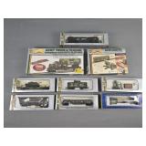 9x The Bid Military Ho Train Cars