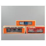 3x The Bid Lionel Rolling Stock